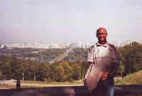 Ansicht von Kiew über den Dnepr