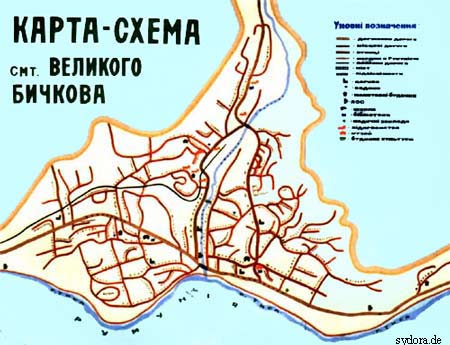 Plan von Velykyi Bychkiv