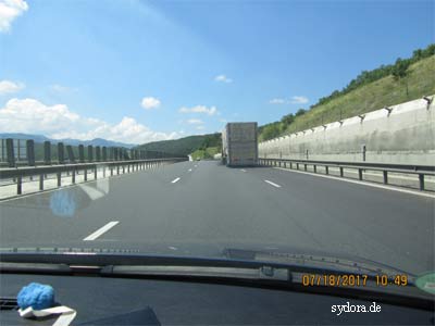 Autobahn A 1 bei Hermannstadt