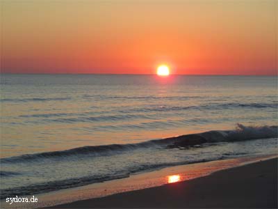 Sonnenaufgang am Mittelmeer Djerba