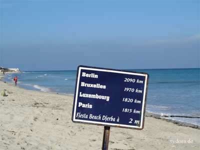 Am Strand von Djerba